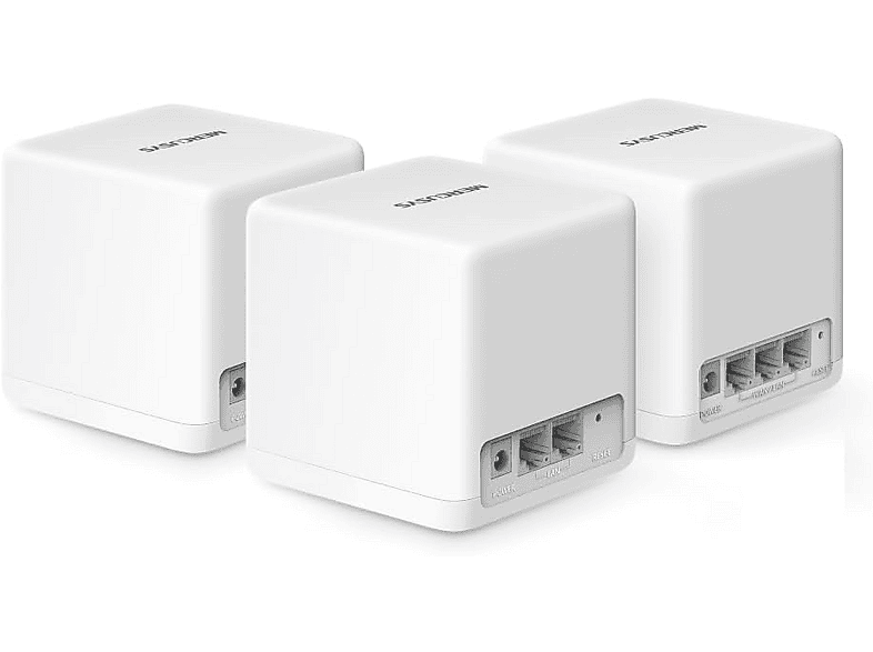 Mercusys Halo H60X Pack 3 1500 Mbps MU-MIMO 550 m² +100 Dispositivos Blanco