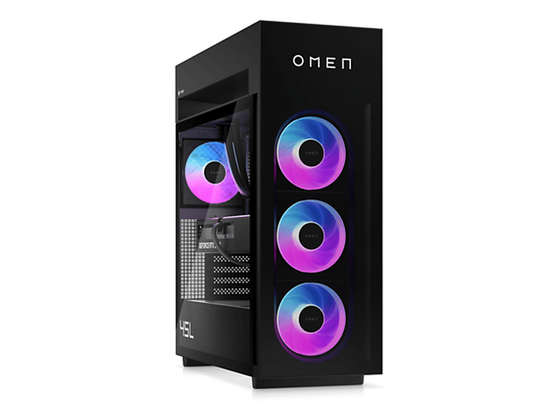 HP OMEN MAX 45L Gaming DT GT23-0011ns PC AMD Ryzen™ 9 9900X3D 64GB RAM 2 TB SSD GeForce RTX™ 5080 Windows 11 Home Negro
