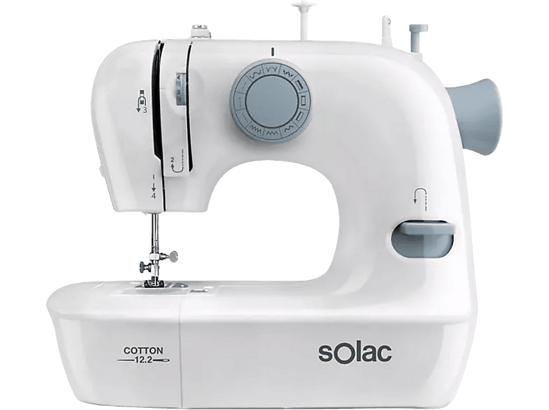Solac Cotton 12.2 SW8221 Automática 7.2W 2 velocidades Prensatelas Blanco