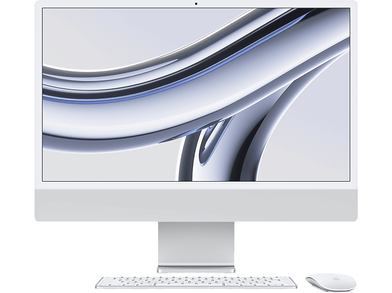Apple iMac (2023) MQRJ3Y/A 24 Retina 4.5K Chip M3 CPU de 8 núcleos GPU de 10 núcleos 8GB de RAM 1TB de SSD Plata