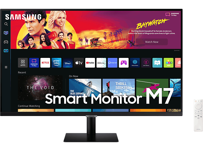 Samsung Smart Monitor M7 LS32BM700UPXEN 32 UHD 4K 4 ms 60 Hz USB WiFi Bluetooth Negro