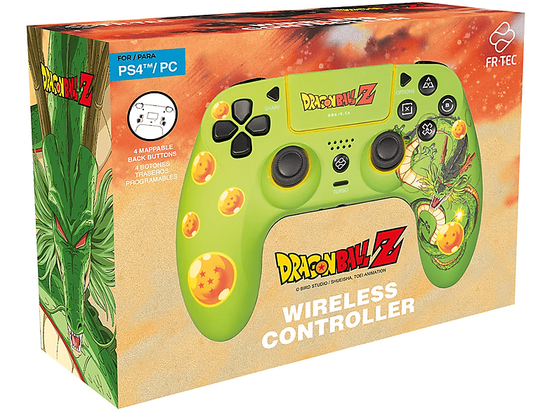 FR-TEC Shenron de Dragon Ball Z Inalámbrico 10 horas de autonomía Para PS4 y PC Con luz LED