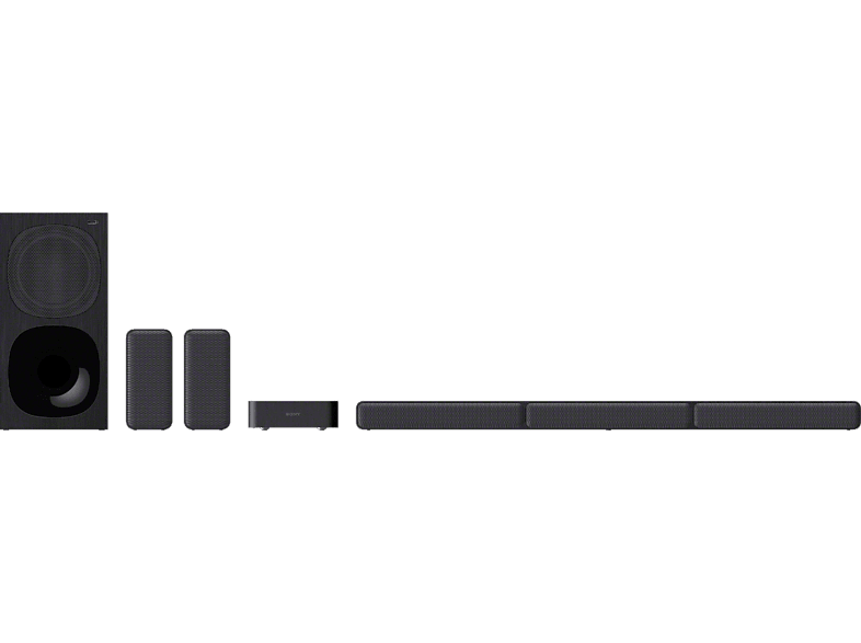 HTS40R.CEL Surround 5.1 Altavoces traseros inalámbricos HDMI Bluetooth  600 W Negro