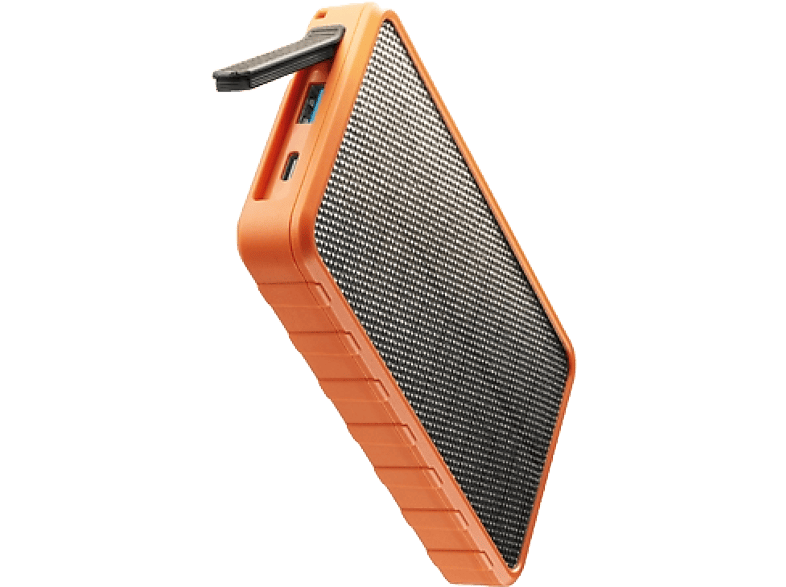 CellularLine PBSOLAR10000O 10000 mAh USB tipo C a USB tipo C Naranja y negro