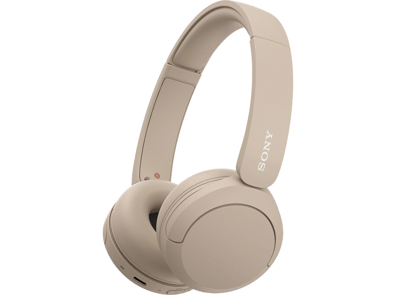 Sony WH-CH520 Bluetooth 50 horas de autonomía Carga rápida 360 Audio Conexión multipunto Cascos estilo diadema Beige
