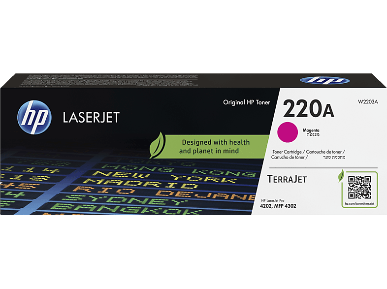 HP LaserJet 220A Magenta Alto rendimiento Hasta 1800 páginas HP TerraJet Magenta