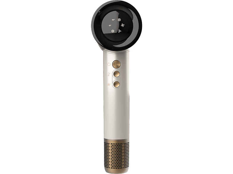 Cecotec Bamba IoniCare RockStar Nano IonTech Champagne Tecnología Plasma 1600 W 3 temp 3 velocidades Pantalla Smart Control Champagne