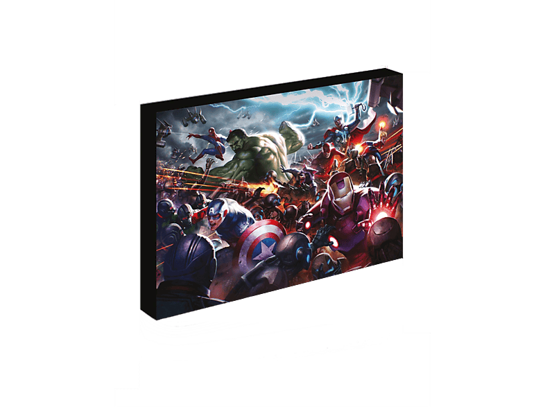 Pyramid Marvel: Héroes Con luz LED 30x40 cm 3 pilas AA (no incluidas)