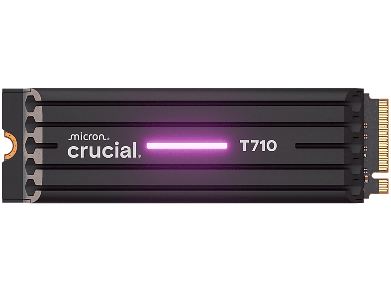 Crucial T710 Tecnología Gen5 DirectStorage NVMe 2280 M.2 Negro
