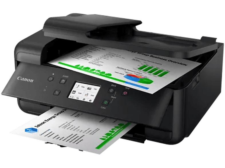Canon Pixma TR7650 Inyección de tinta 15 cps ADF Escáner Fax Impresión Negro