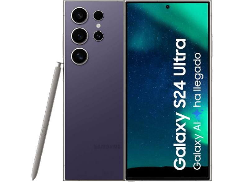 Samsung Galaxy S24 Ultra Titanium  Violet 256GB 12GB RAM 6.8 QHD+ Qualcomm Snapdragon 8 5000mAh Android 14