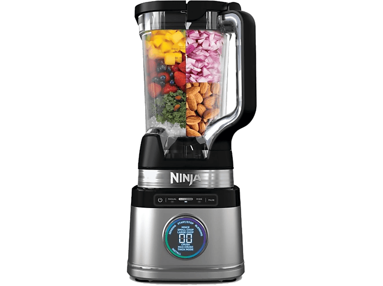 Ninja Detect Power Mixer Pro TB201EU 1200 W 1.9 l Tecnología BlendSense 15 funciones Negro Plata