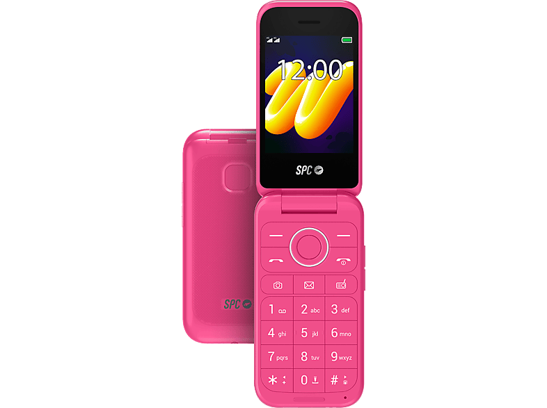 SPC Wild 48+128 MB 1600 mAh QVGA Botón SOS 4G 240h Autonomía Rosa