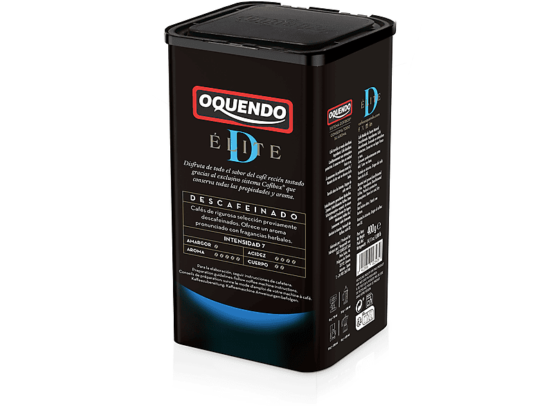 Oquendo Cofibox Élite Descafeinado 400g 100% Robusta