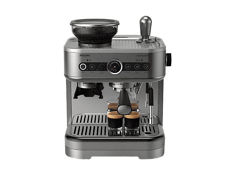 Philips Barista Brew PSA3228/01 Molinillo integrado Prensador calibrado premium doble container de café Capacidad 2,3l 15 bar.