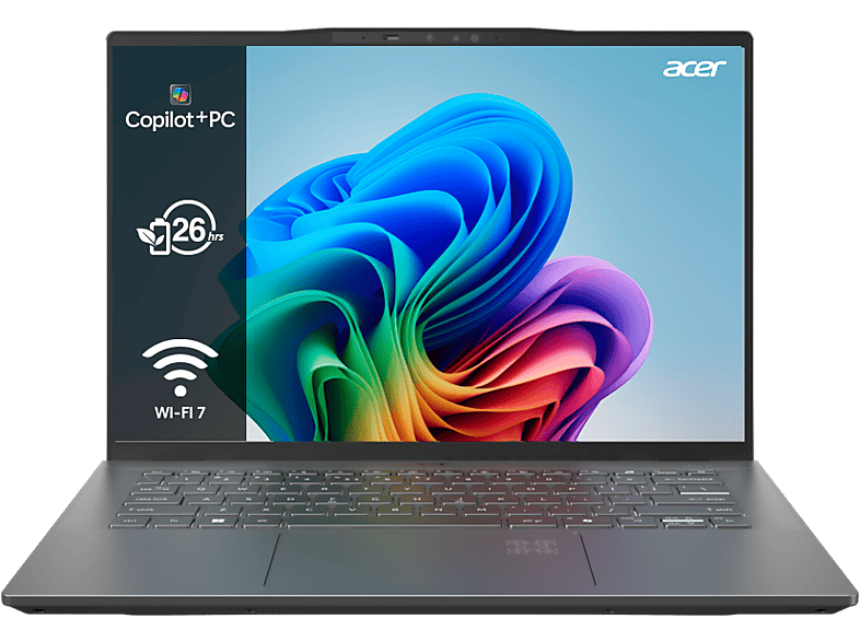 Acer Swift 14 AI SF14-11 Copilot + PC 14.5 WQXGA Snapdragon® X Plus 45 TOPS 16GB RAM 1TB SSD Adreno™Graphics Windows 11 Home