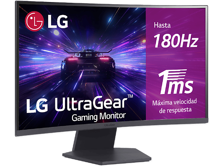 LG 27GS60QC-B 27 Full-HD 1 ms 180 Hz HDMI x2 DisplayPort x1 Morado grisáceo