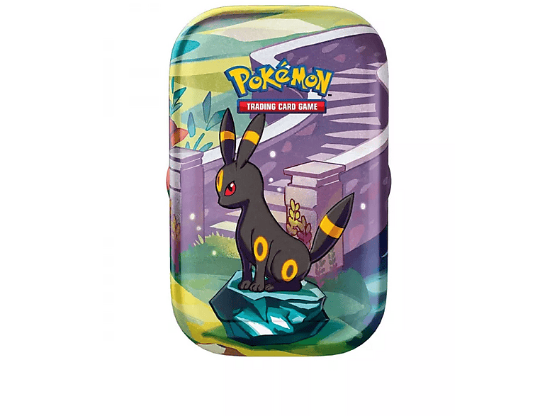 MagicBox Pokémon TCG Escarlata y Púrpura: Lata 2 sobres Prismatic Evolutions Aleatorio