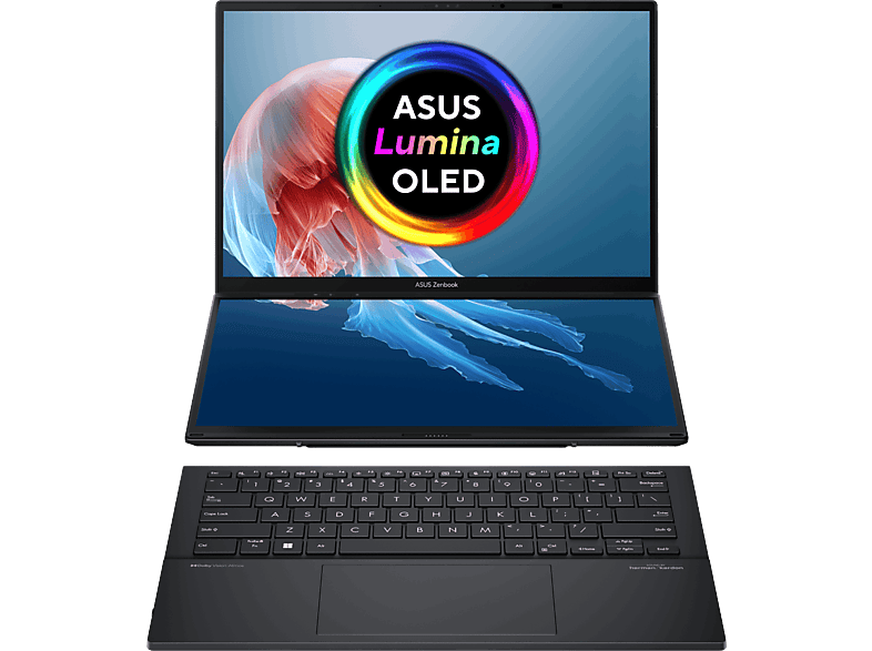 ASUS Zenbook Duo OLED UX8406MA-QL396W Doble 14 Táctil WUXGA Intel® Core™ Ultra 9 185H 32GB RAM 1TB SSD Arc™ GPU Windows 11 Home