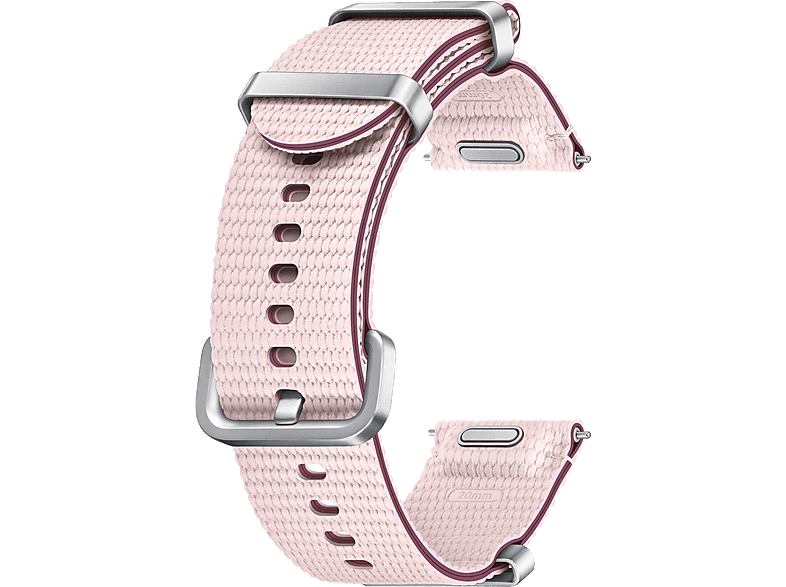 Samsung Nato Band Para Samsung Galaxy Watch7 Cierre clásico Talla S/M Pink/Orange