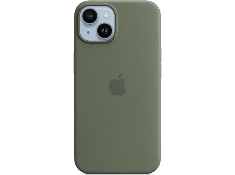 APPLE funda de silicona con MagSafe para el iPhone 14 Verde oliva