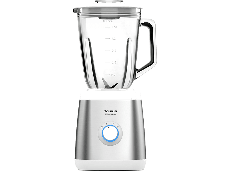 Taurus JB1503XC 1500 W 1,5 l 2 Velocidades + Turbo Acero inoxidable Transparente