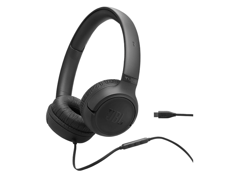 JBL Tune 530C Cable USB-C Diadema JBL Pure Bass Plegables Negro