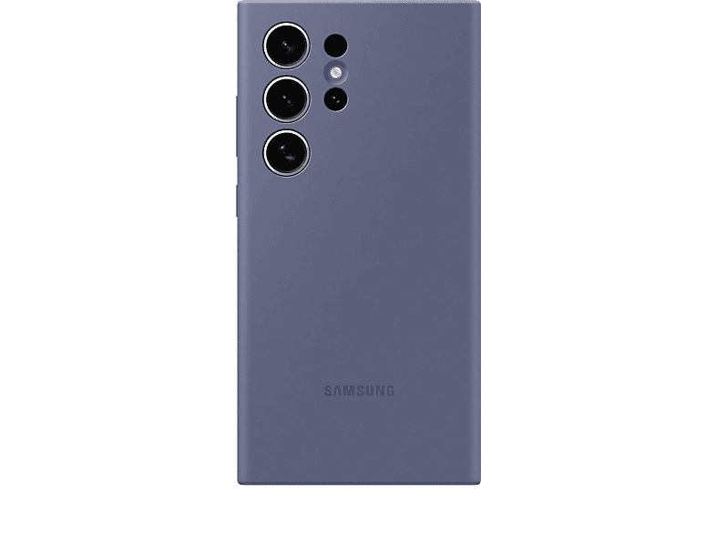 Samsung Para Galaxy S24 Ultra Silicona Trasera Violeta