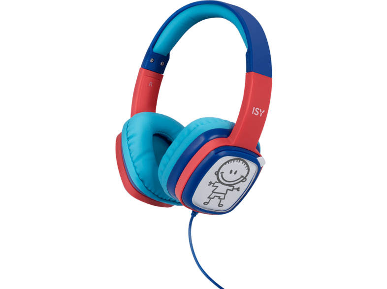 ISY IHP-1001-BL Con cable 1 m Jack de 3.5 mm Azul