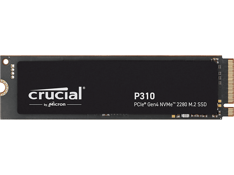 Crucial P310 NVMe Interno Velocidad de lectura 7100 MB/s M.2 Negro