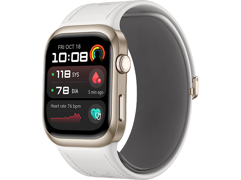Huawei Watch D2 1.82 AMOLED Monitorización Presión Arterial 6 días Batería Compatible iOS/Android Asistencia Sanitaria Blanco
