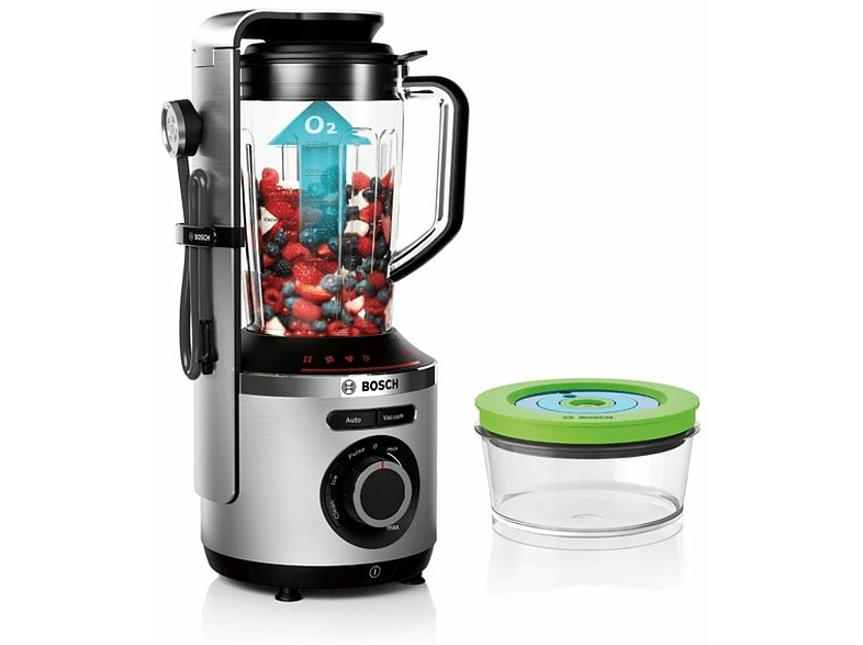 Bosch MMBV622M 1000W 1.5 litros Negro. Acero inoxidable