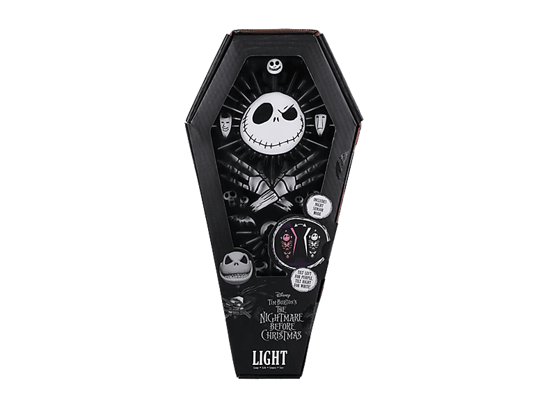 Funko Pesadilla Antes de Navidad - Ataúd 3D 4 niveles brillo Sensor luz nocturna Producto oficial Disney