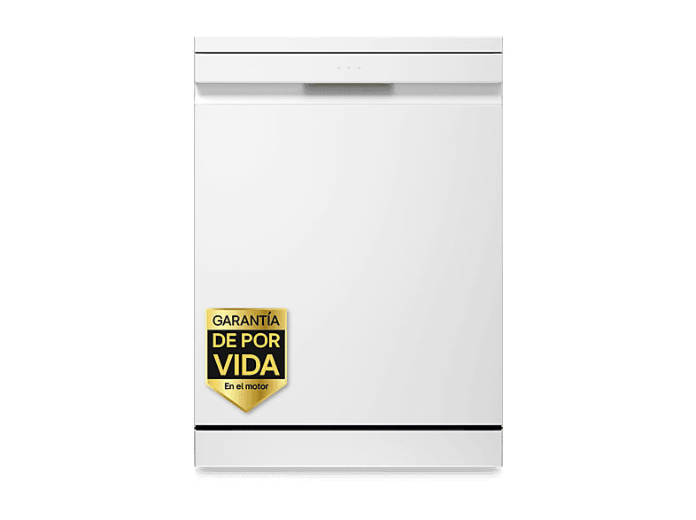 LG DF375HWS 14 servicios 10 programas 60 cm LED táctil Tercera bandeja TrueSteam™ QuadWash™ Blanco