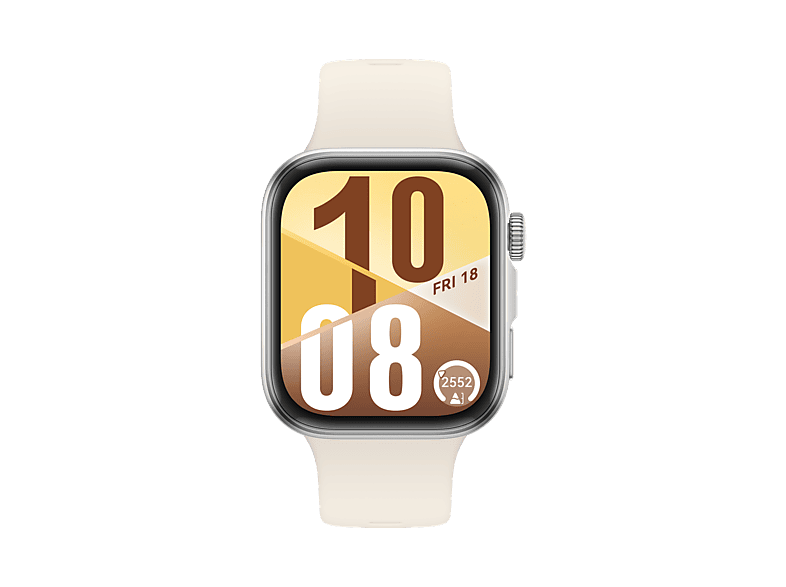 Huawei Watch Fit 4 1.82 AMOLED 10 días batería Compatible iOS - Android Correa Fluoroelastómero Blanco