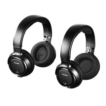 Thomson WHP 3203 D Negro Circumaural Diadema Alámbrico/Inalámbrico