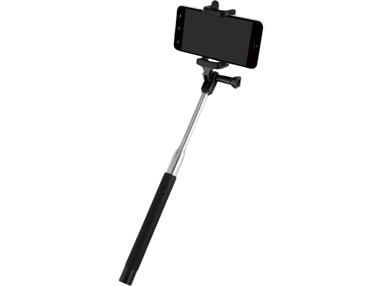 ISY ISW-1001 Bluetooth Universal Ampliable de 23.4 cm - 110 cm Negro y plata
