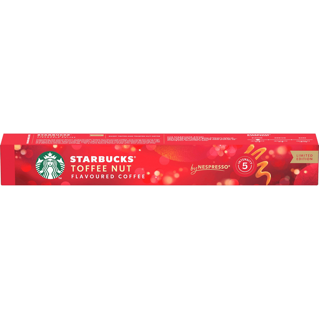 Starbucks Toffe Nut 10 unidades Intensidad 5 Compatibles con Nespresso