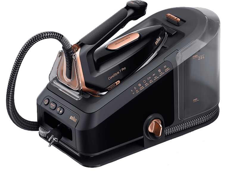 Braun Carestyle 7 Pro IS7286BK 2.700 W 8 bar 650 g/min Suela eloxal plus Antical Negro