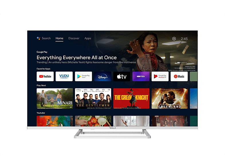 Tesla 43E635SUS UHD 4K ARM cortex - quad core A53 @ 1500MHz Smart TV DVB-T2 Negro