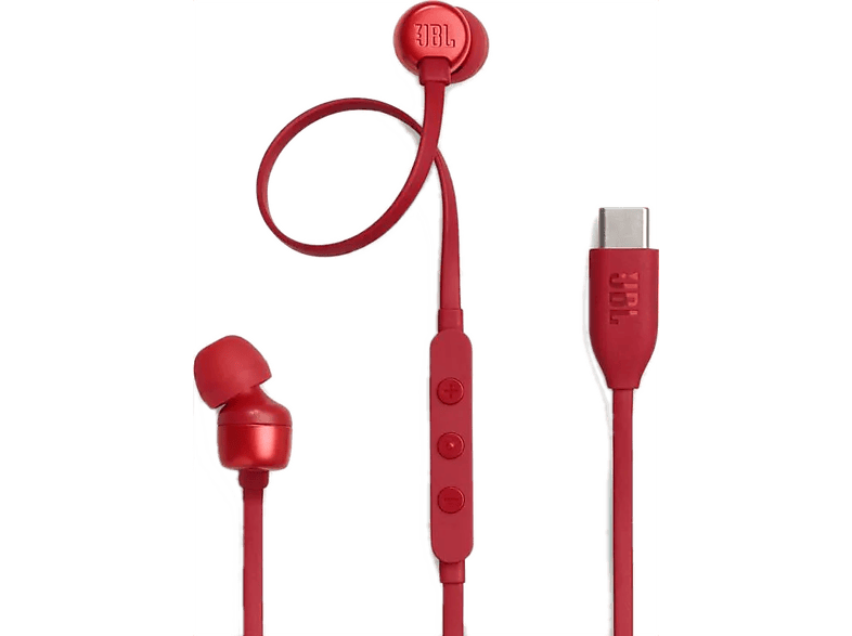 JBL TUNE 310C USB-C Intraurales Rojo