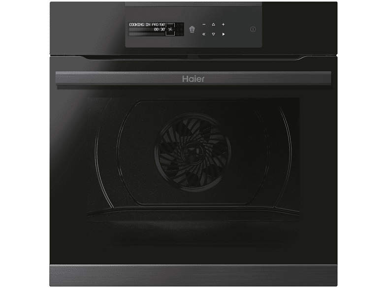 Haier Series 4 HWO60SM5B9BH 70l Multifunción Pirolítico 55cm Wi-Fi Sonda térmica Negro