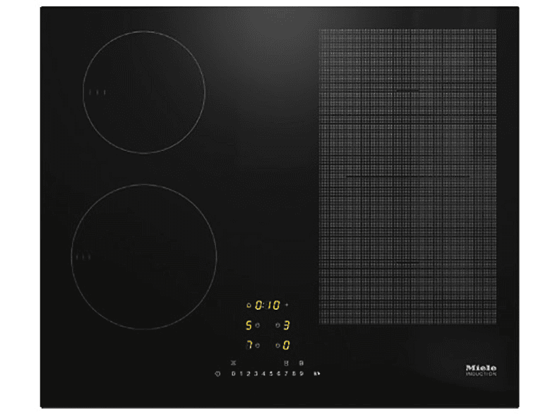 Miele KM 7464 FL 4 zonas Zona grande 23 cm PowerFlex 62 cm Negro