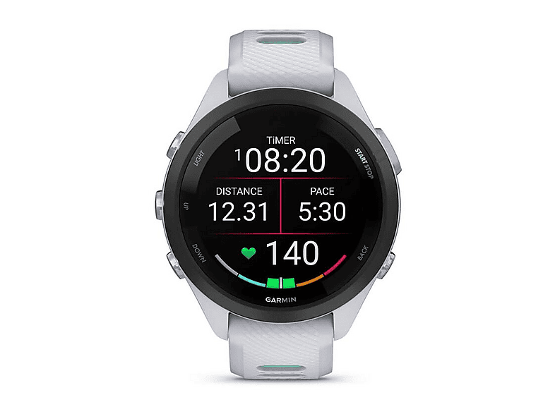 Garmin Forerunner 265S Blanco/Verde 18mm Pantalla Táctil AMOLED 1.1 15 días Autonomía Morning Report 8GB