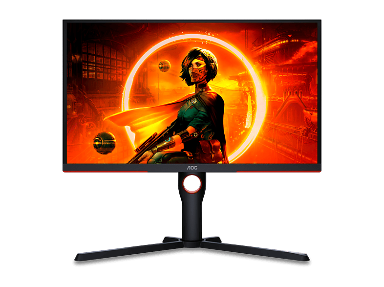 AOC 25G3ZM/BK 25 FHD 240Hz Fast VA 0.5 ms MPRT Adaptive Sync. FreeSync Prem. Altura ajustable (2x HDMI 2.0 1x DP 1.2) Negro