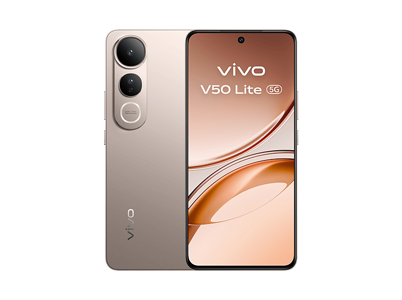 vivo V50 Lite Titanium Gold 256 GB 8 GB RAM 6.77 AMOLED MediaTek Dimensity 6300 6500mAh