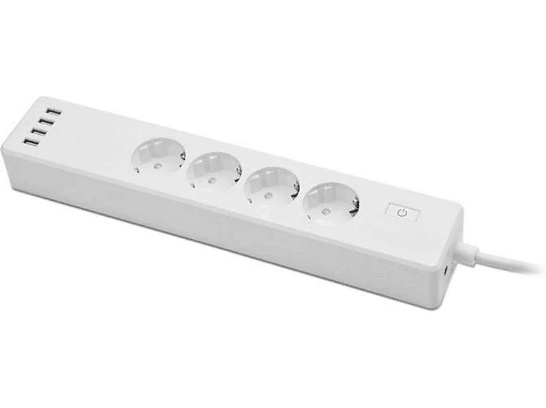 muvit iO MIOSTR001 Regleta inteligente WiFi 4 tomas de corriente y 4 USB Blanco