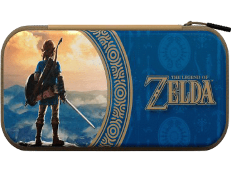 PDP Deluxe Travel Case Zelda Hyrule Blue Para Nintendo Switch