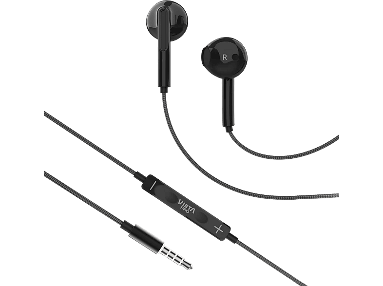 Vieta Pro Cozy 2 Intraurales Micrófono y control multimedia integrado Minijack 3.5 mm Negro