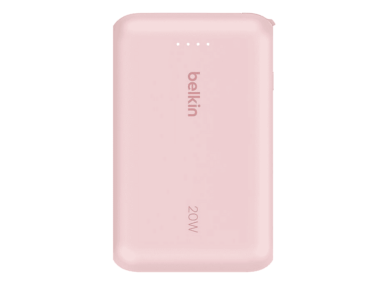 Belkin BPB021hqPK 10000 mAh 1x USB-C Cable Integrado Carga Rápida 20W Rosa
